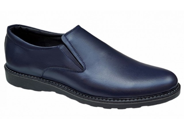 Pantofi casual barbati din piele naturala - Model Corsa Bleumarin